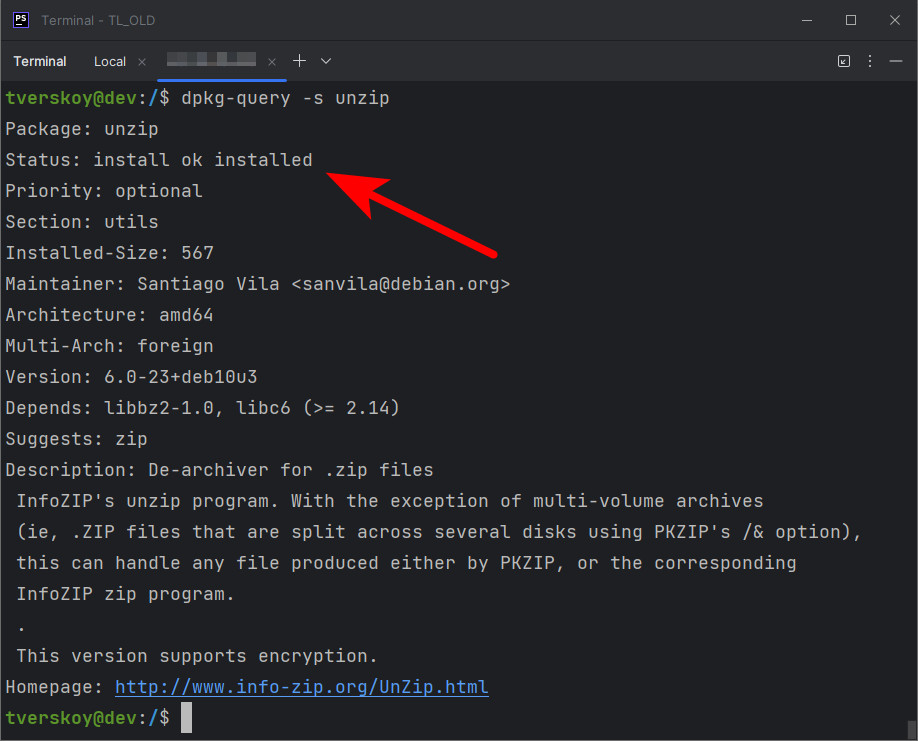 Как архивировать и разархивировать файлы или папки в Debian, Ubuntu? 2 unzip