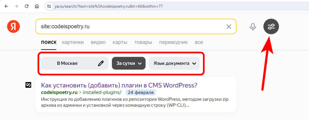 Как узнать, присутствует ли сайт в Поиске Google и Яндекс? 5 Фильтры поисковой системы Яндекс