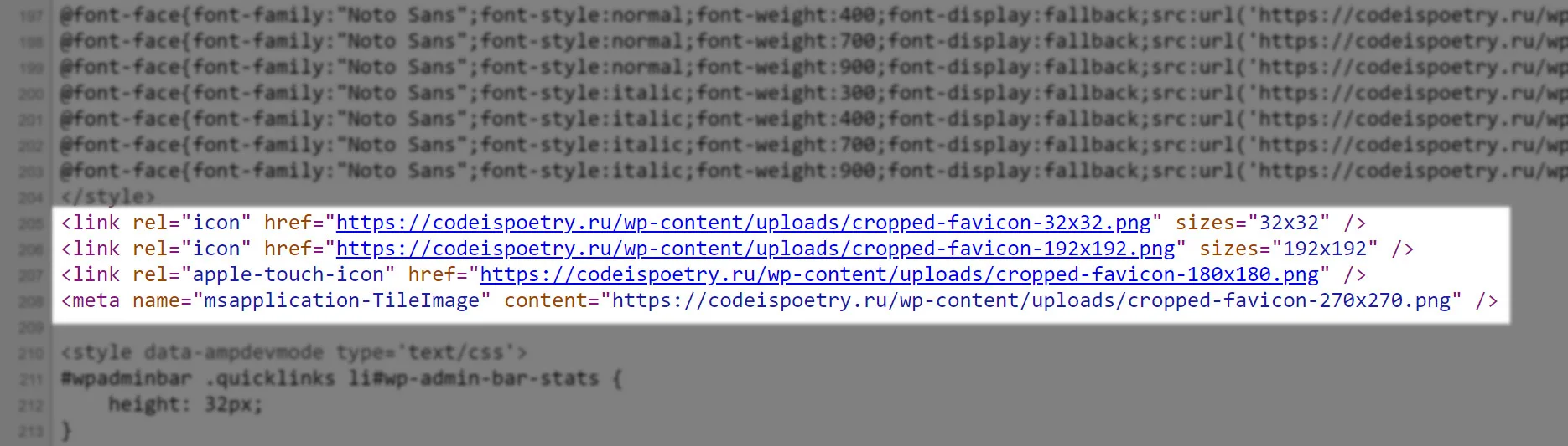 favicons