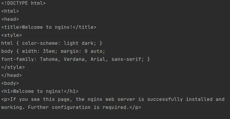 Как узнать версию Nginx на сервере и проверить его работу? 2 ответ в виде HTML