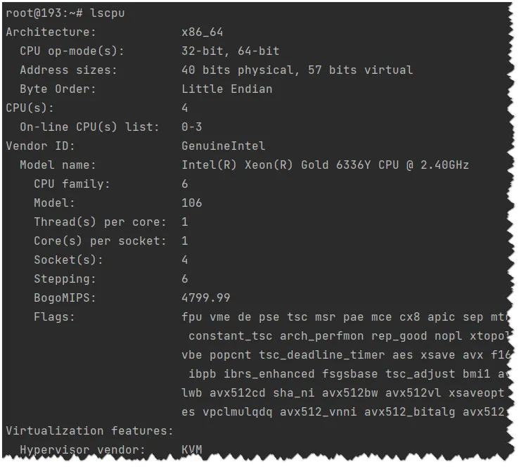 Как узнать информацию о процессоре на сервере под управлением Debian / Ubuntu? 1 Команда lscpu